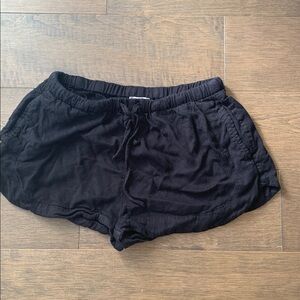 Ardene Black Drawstring Shorts